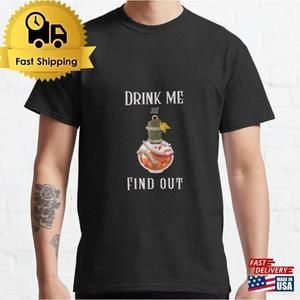 Drink Me And Find Out D&D Retro Game Classic T-Shirt